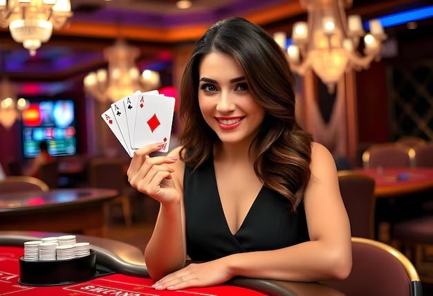 Dealer langsung Speed Baccarat di studio cumibet dengan multi-kamera